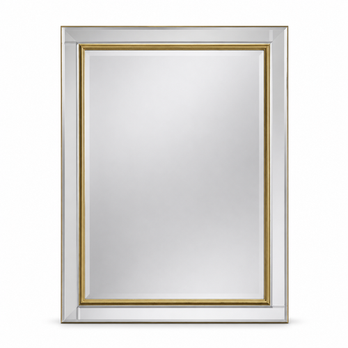 Wall mirror venetian bevelled gold frame