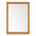 Wall mirror oak wood frame