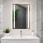 LED bathroom mirror frameless backlit