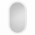 LED bathroom mirror oval frameless backlit