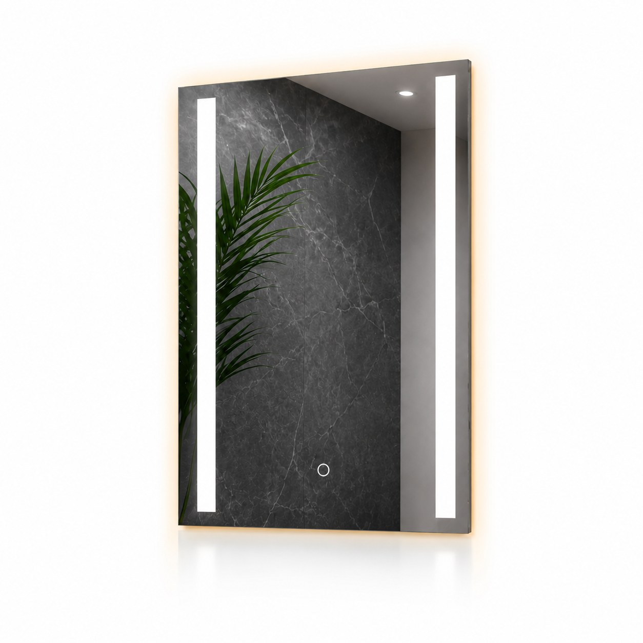 LED bathroom mirror frameless backlit