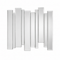 Abstract Sculptural Bevelled Glass Wall Mirror