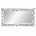 Crushed Diamond Ornate Glass Frame Wall Mirror