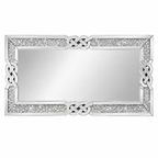 Crushed Diamond Ornate Glass Frame Wall Mirror