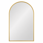 Wall mirror arched aluminium alloy frame