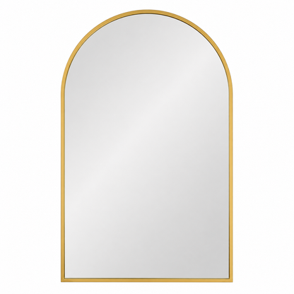 Wall mirror arched aluminium alloy frame