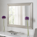 Wall mirror classic silver champagne resin frame