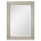 Wall mirror classic silver champagne resin frame