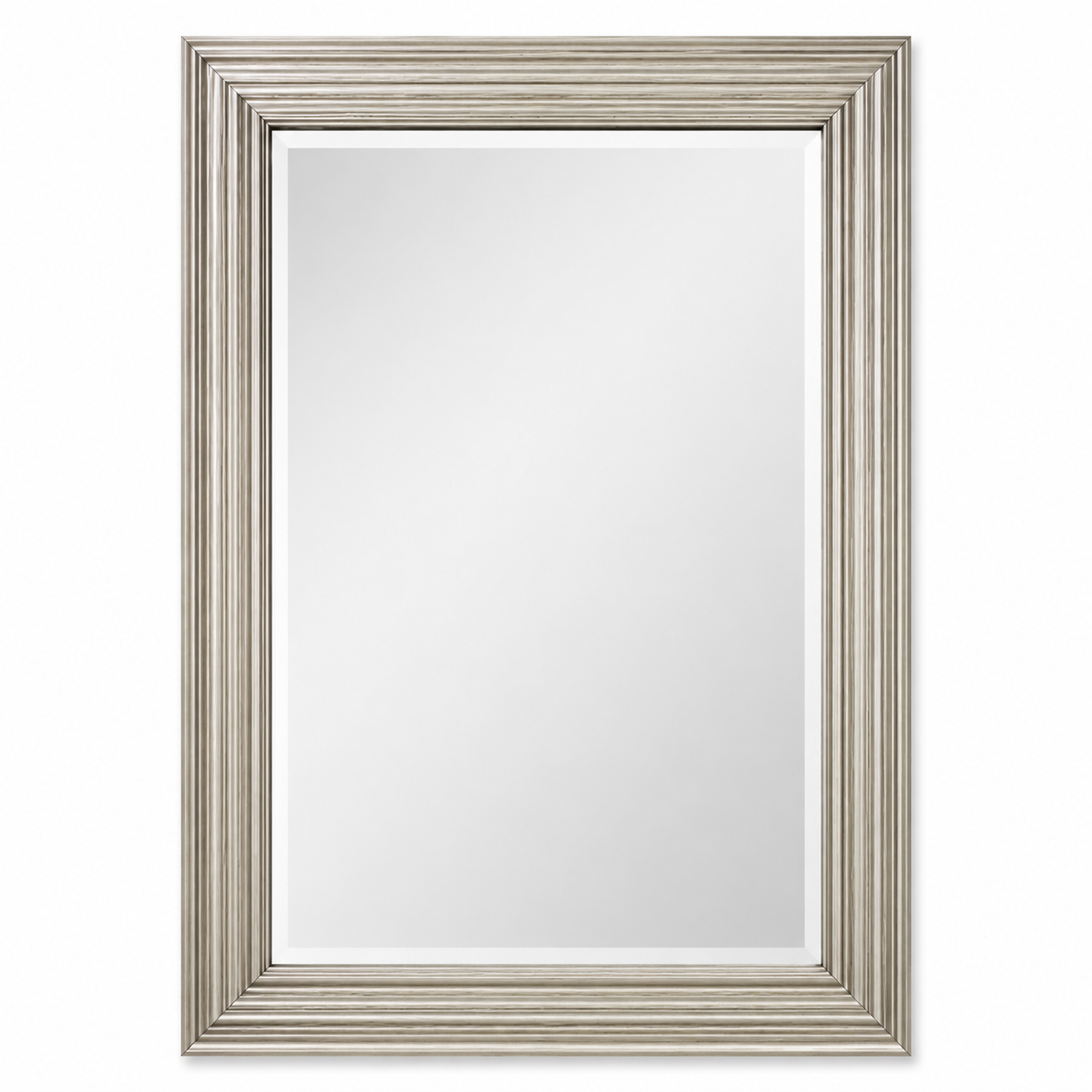 Wall mirror classic silver champagne resin frame