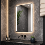LED bathroom mirror frameless backlit